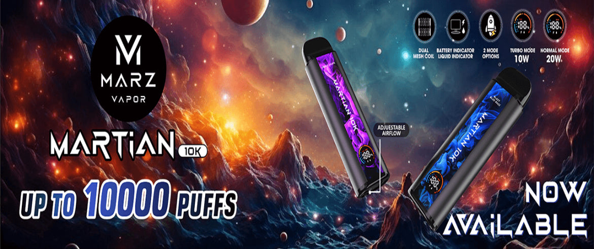 MARTIAN DISPOSABLE VAPE - 10000 PUFFS - great economy vape !!!!
