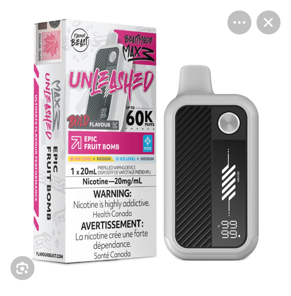 Flavor Beat 60k - disposals vape