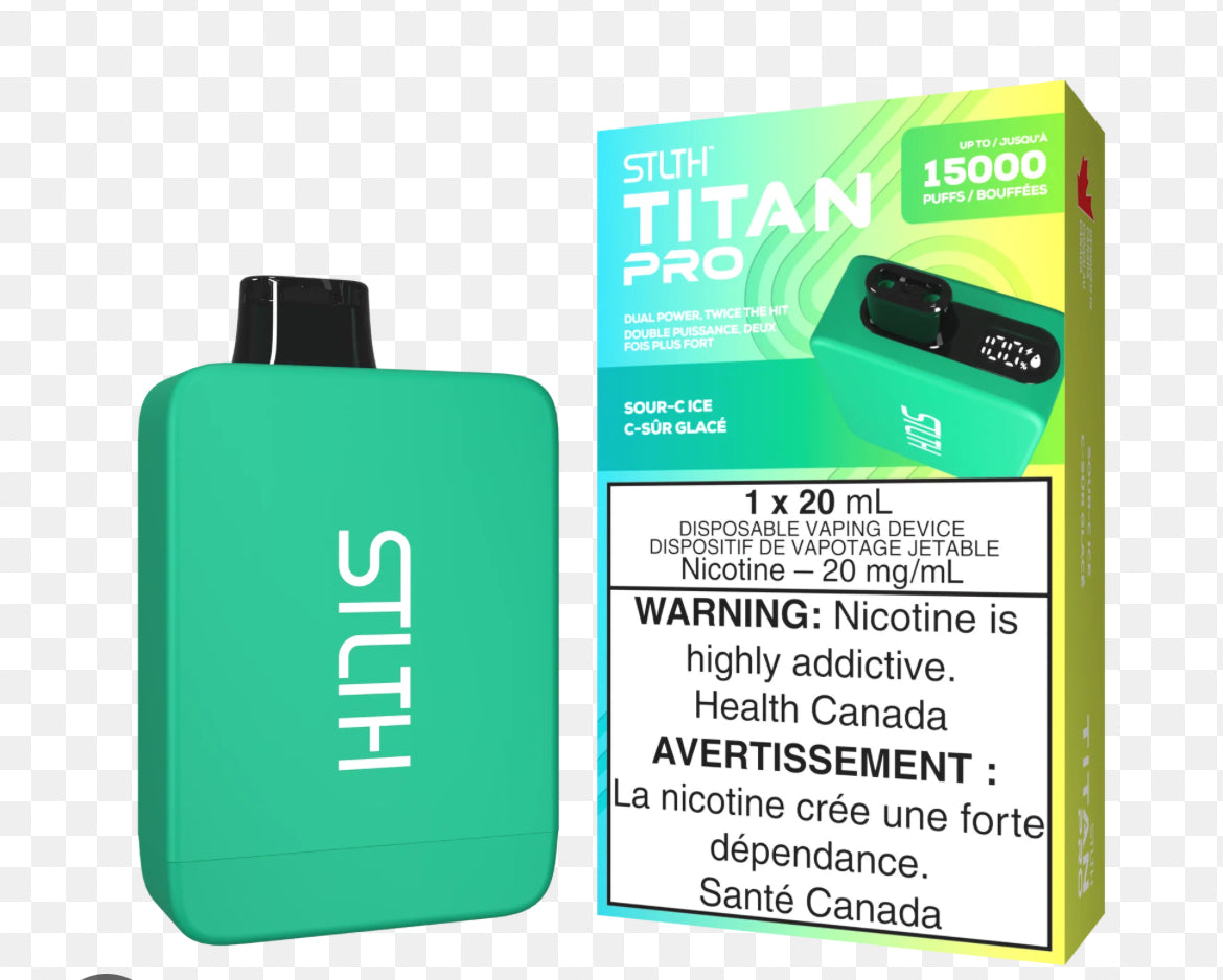 STLTH TITAN PRO Disposable -15000 - Puffs (NEW!!!)