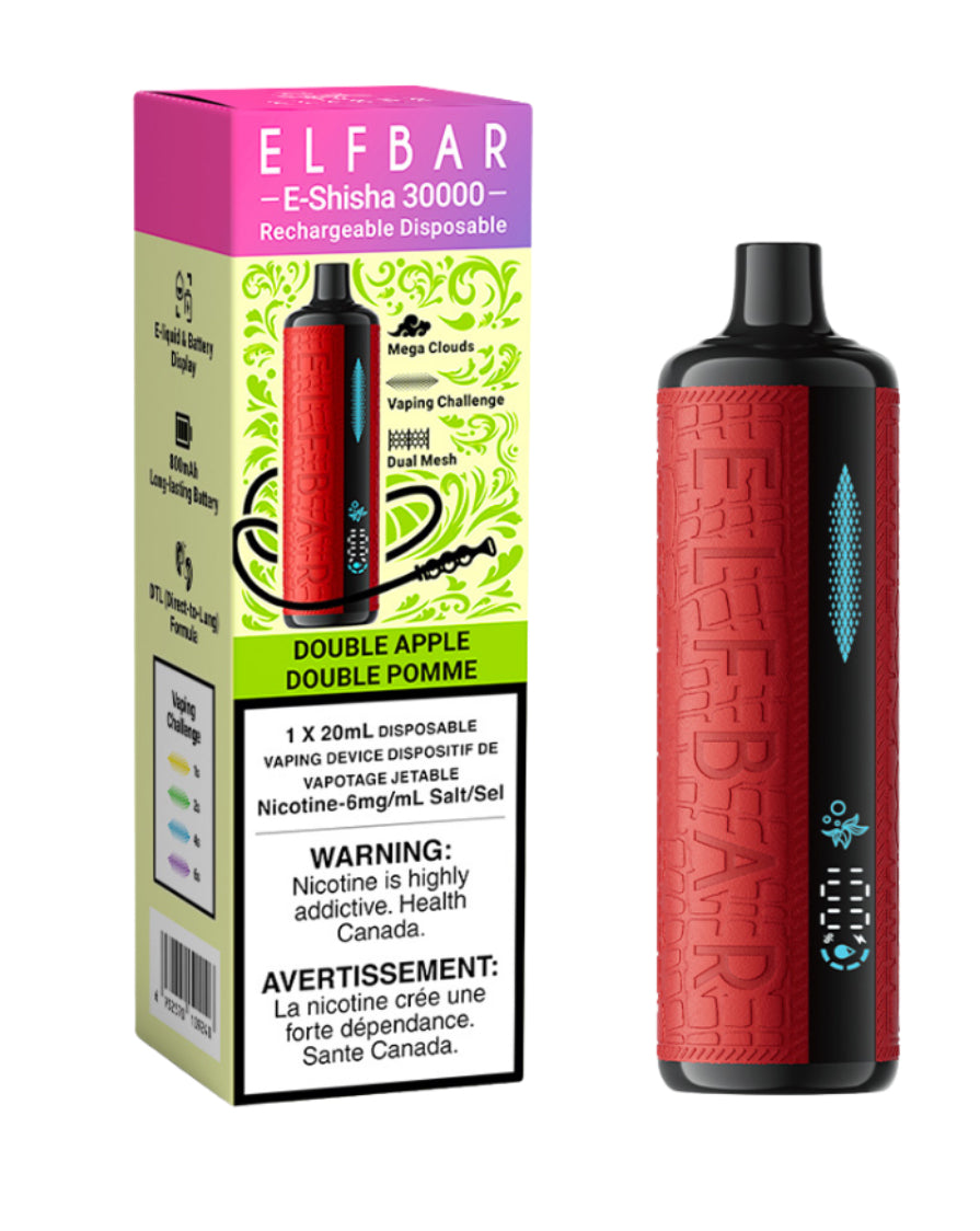 ELF BAR -E-SHISHA 30000 puffs ,New!!!