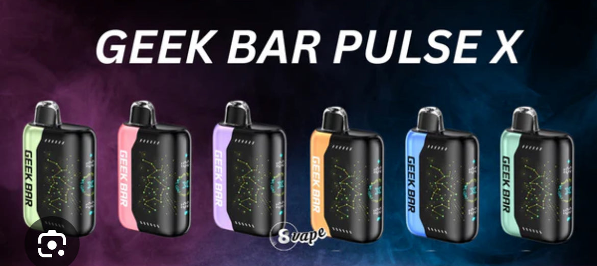 GEEK BAR PULSE X -(15K - 25K Puffs) -New !!!