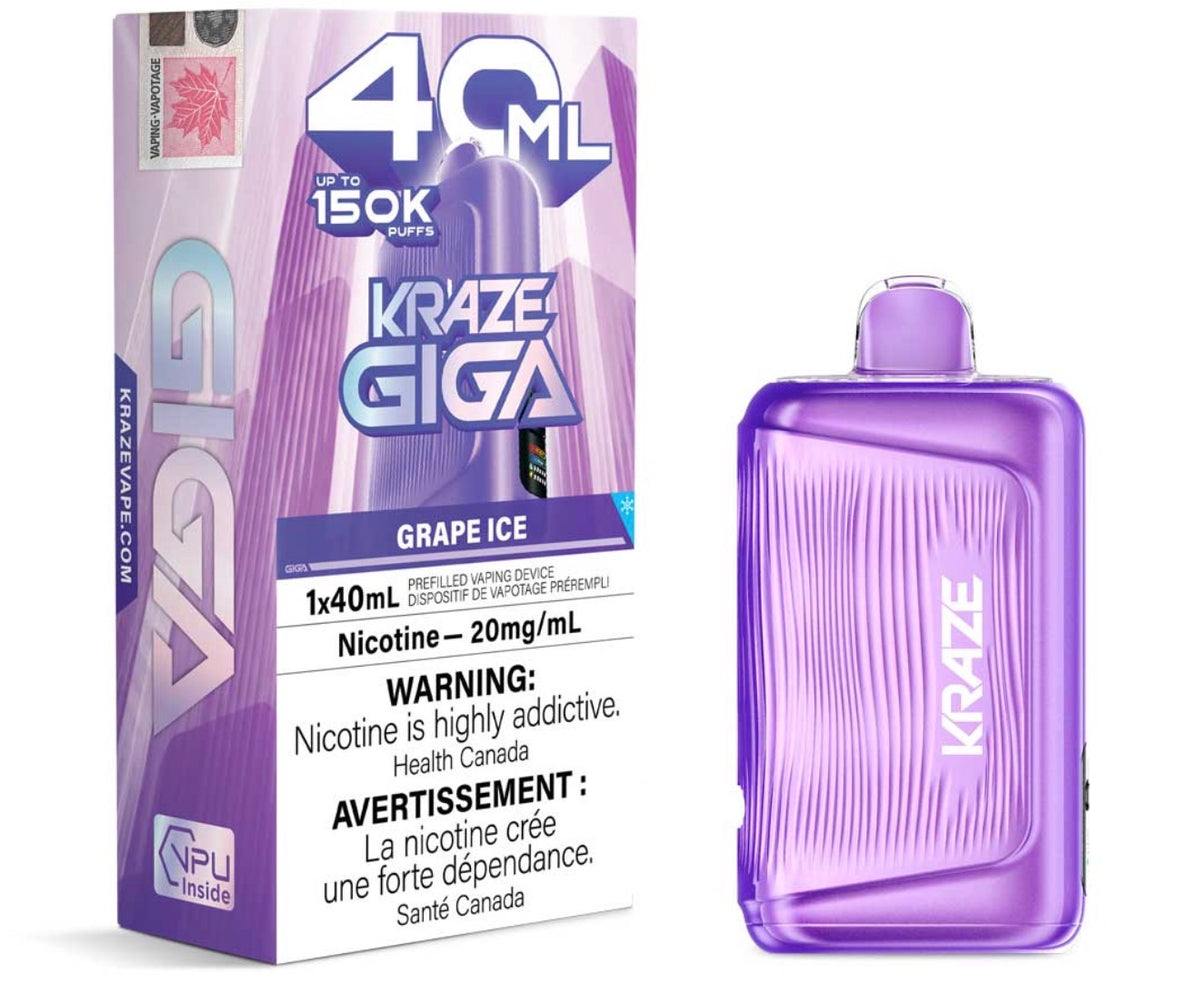 KRAZE GIGA 150K -Disposable Vape