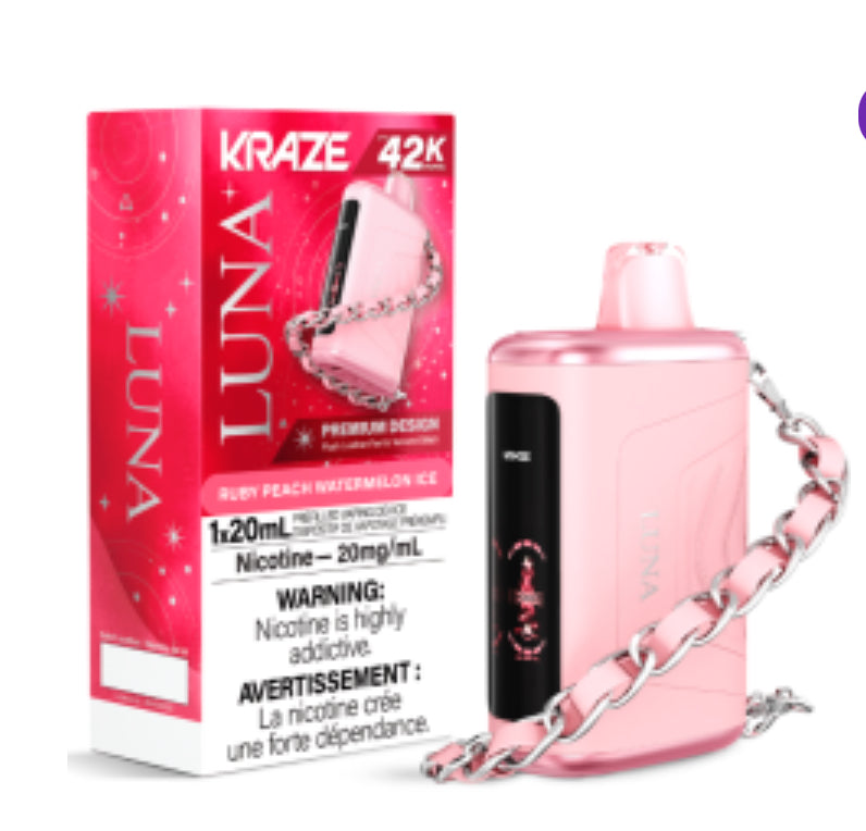 KRAZE LUNA 42000 Puffs - DISPOSABLE VAPE