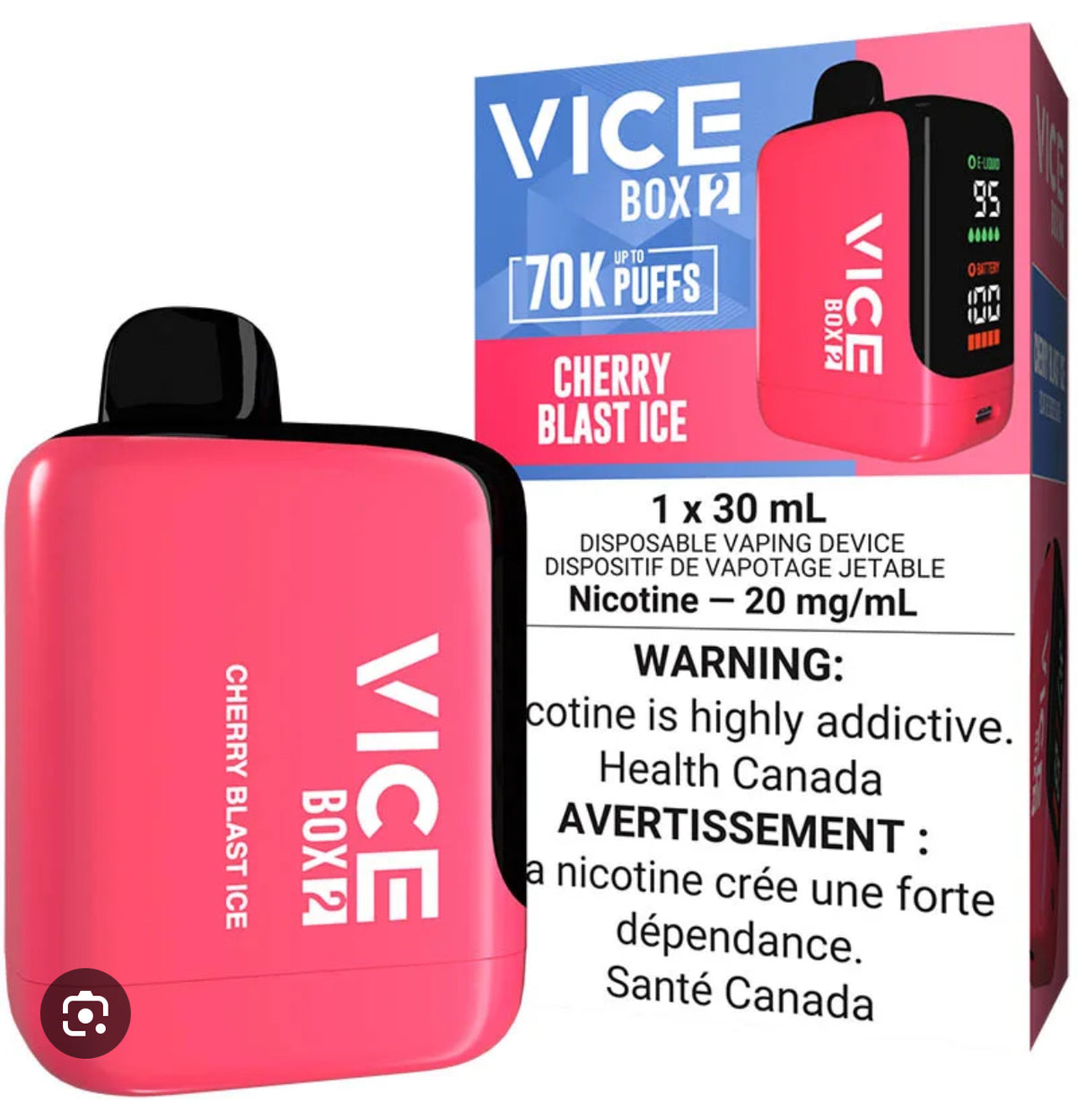 VICE BOX 2 -Disposable Vape - 70K puffs