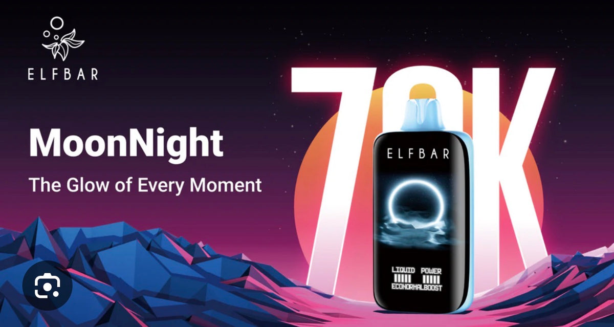 ***ELFBAR MOONNIGHT 70K*** - disposable vape; 50mg/ml