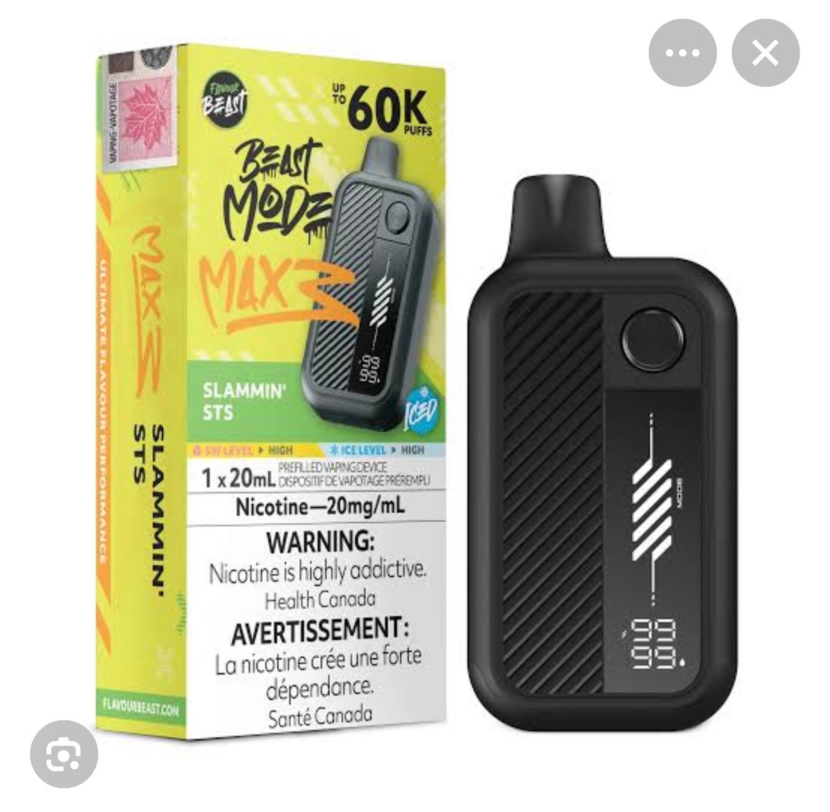Flavor Beat 60k - disposals vape