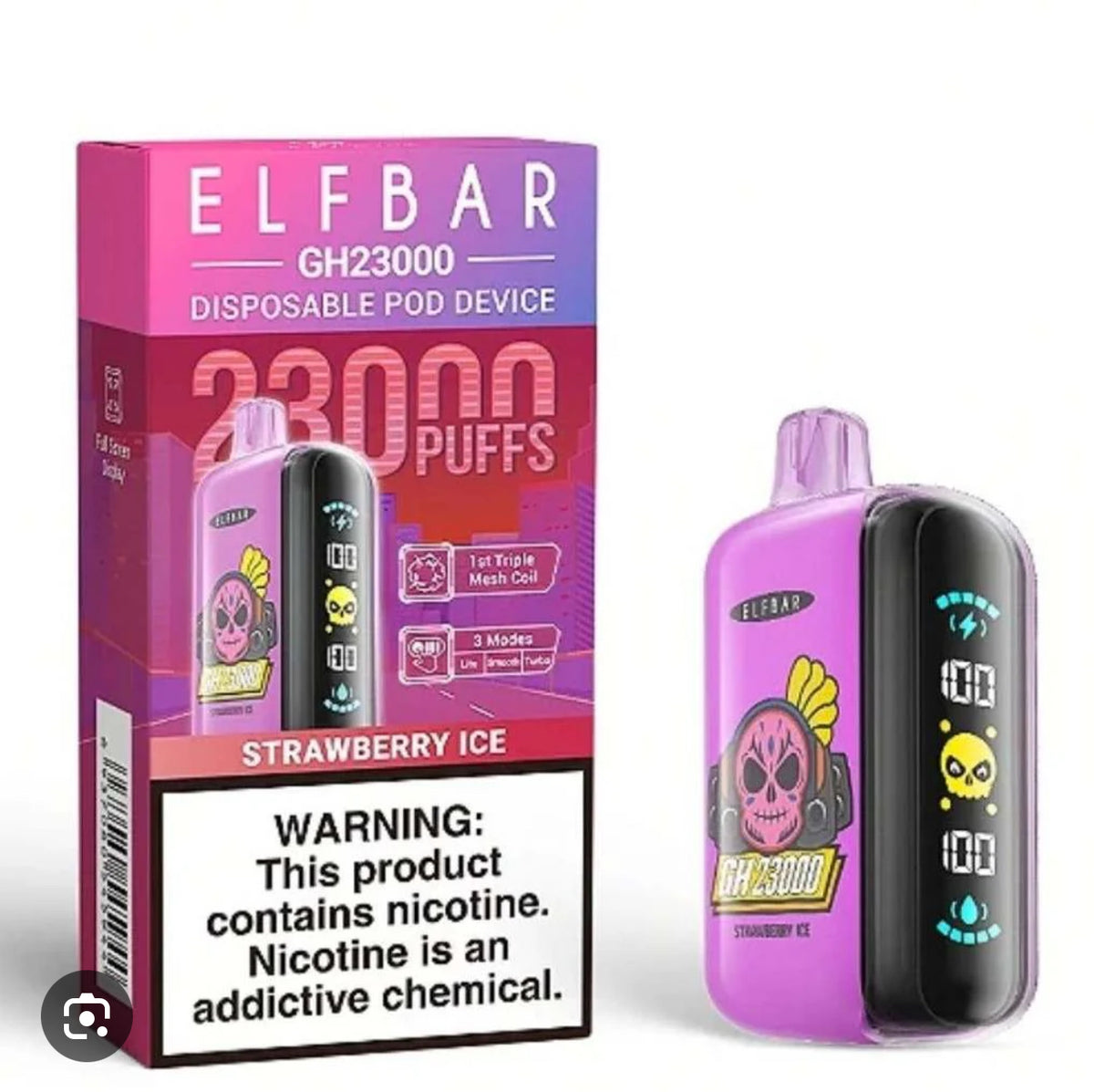 ELF BAR GH 23000 puffs - SYNTHETIC 50 (NEW!!)