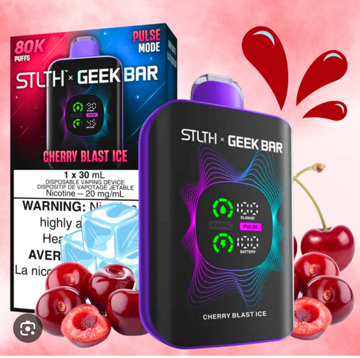 STLTH X GEEK BAR -80K puffs -NEW!!!