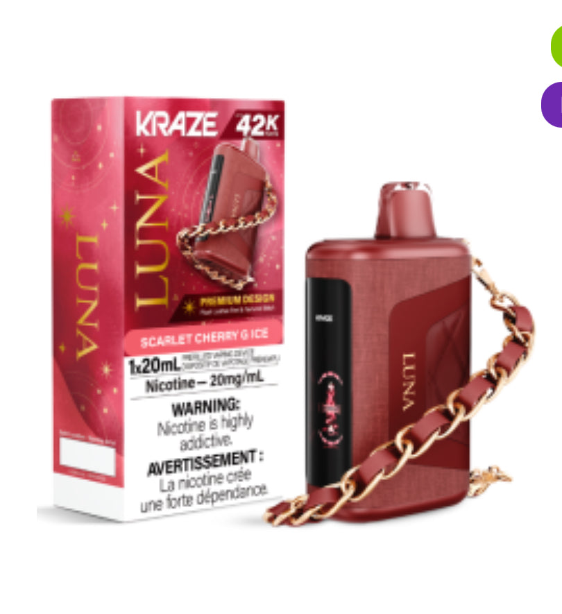 KRAZE LUNA 42000 Puffs - DISPOSABLE VAPE