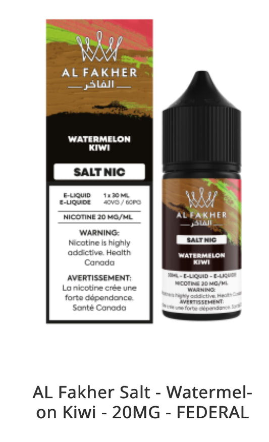 AL Fakher Salt - 20MG - Vape Juice- NEW!!!!