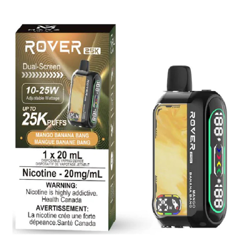 MARZ ROVER 25K PUFF REGULAR & SYNTHETIC 50 DISPOSABLE VAPE 20ML(SPECIAL PRICE!!!)
