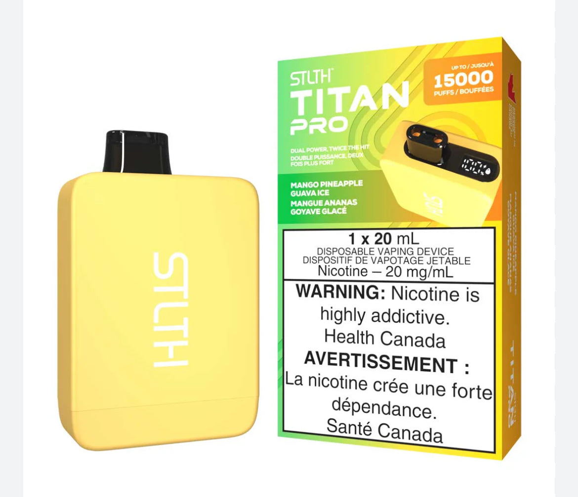 STLTH TITAN PRO Disposable -15000 - Puffs (NEW!!!)