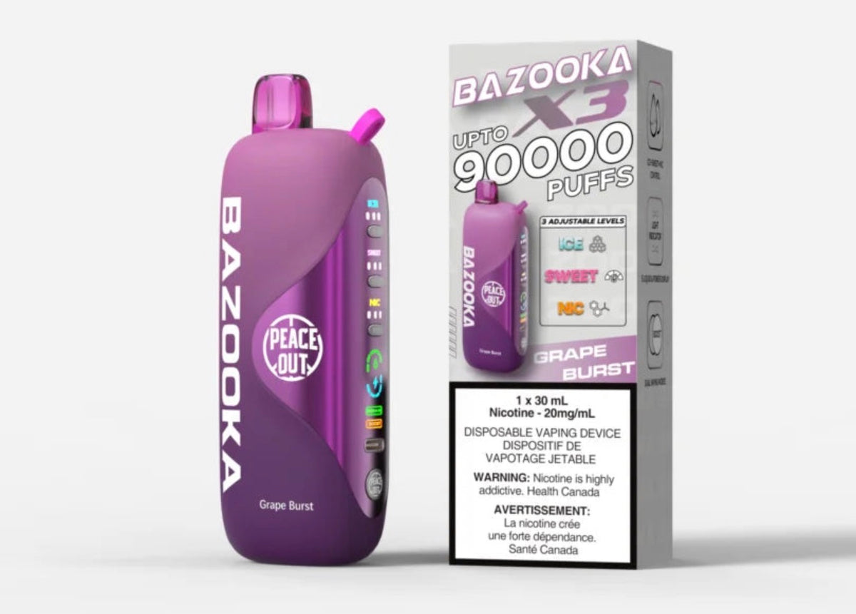 BAZOOKA 90000 PUFFS DISPOSABLE VAPE