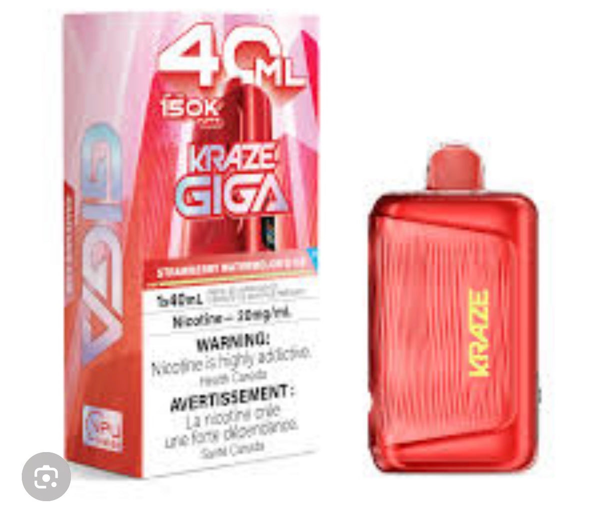 KRAZE GIGA 150K -Disposable Vape