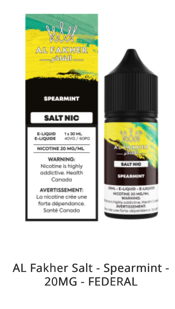 AL Fakher Salt - 20MG - Vape Juice- NEW!!!!