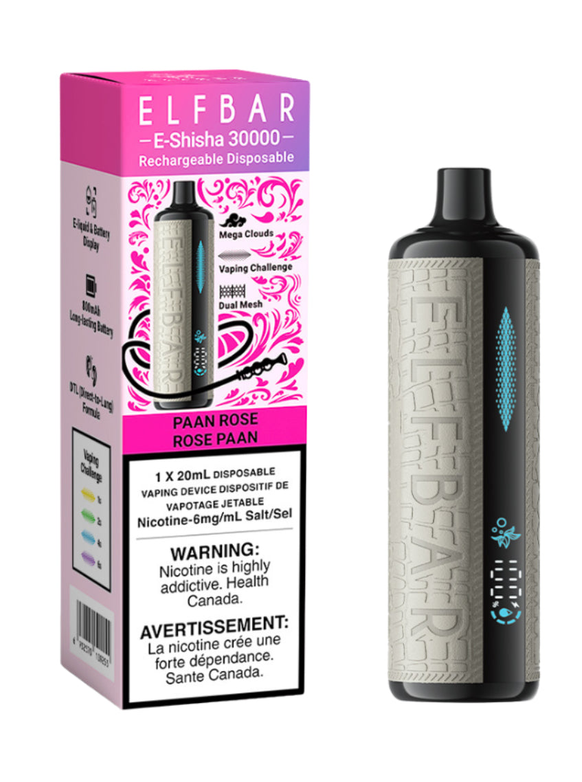 ELF BAR -E-SHISHA 30000 puffs ,New!!!