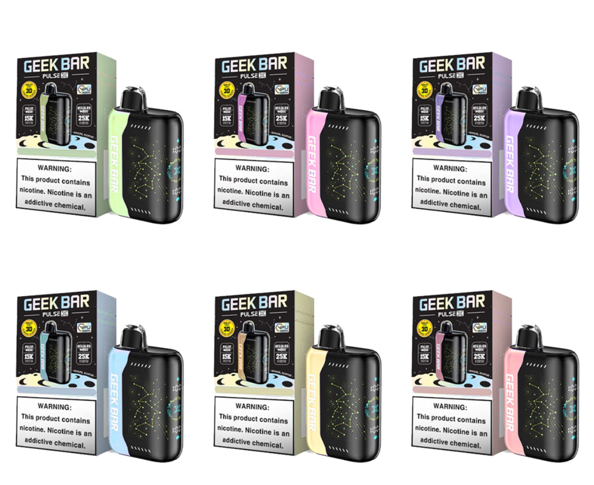 GEEK BAR PULSE X -(15K - 25K Puffs) -New !!!