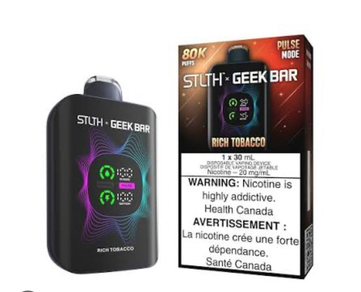 STLTH X GEEK BAR -80K puffs -NEW!!!