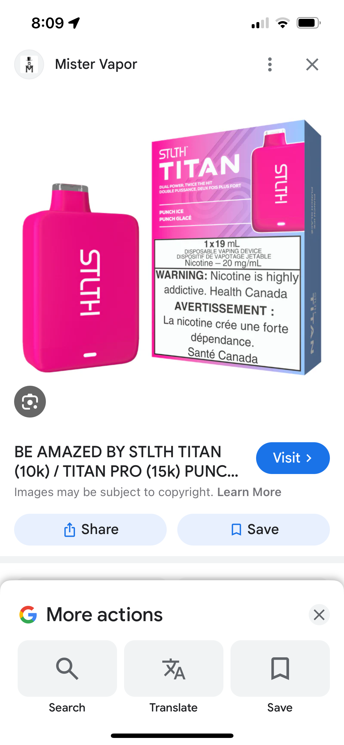 STLTH TITAN PRO Disposable -15000 - Puffs (NEW!!!)
