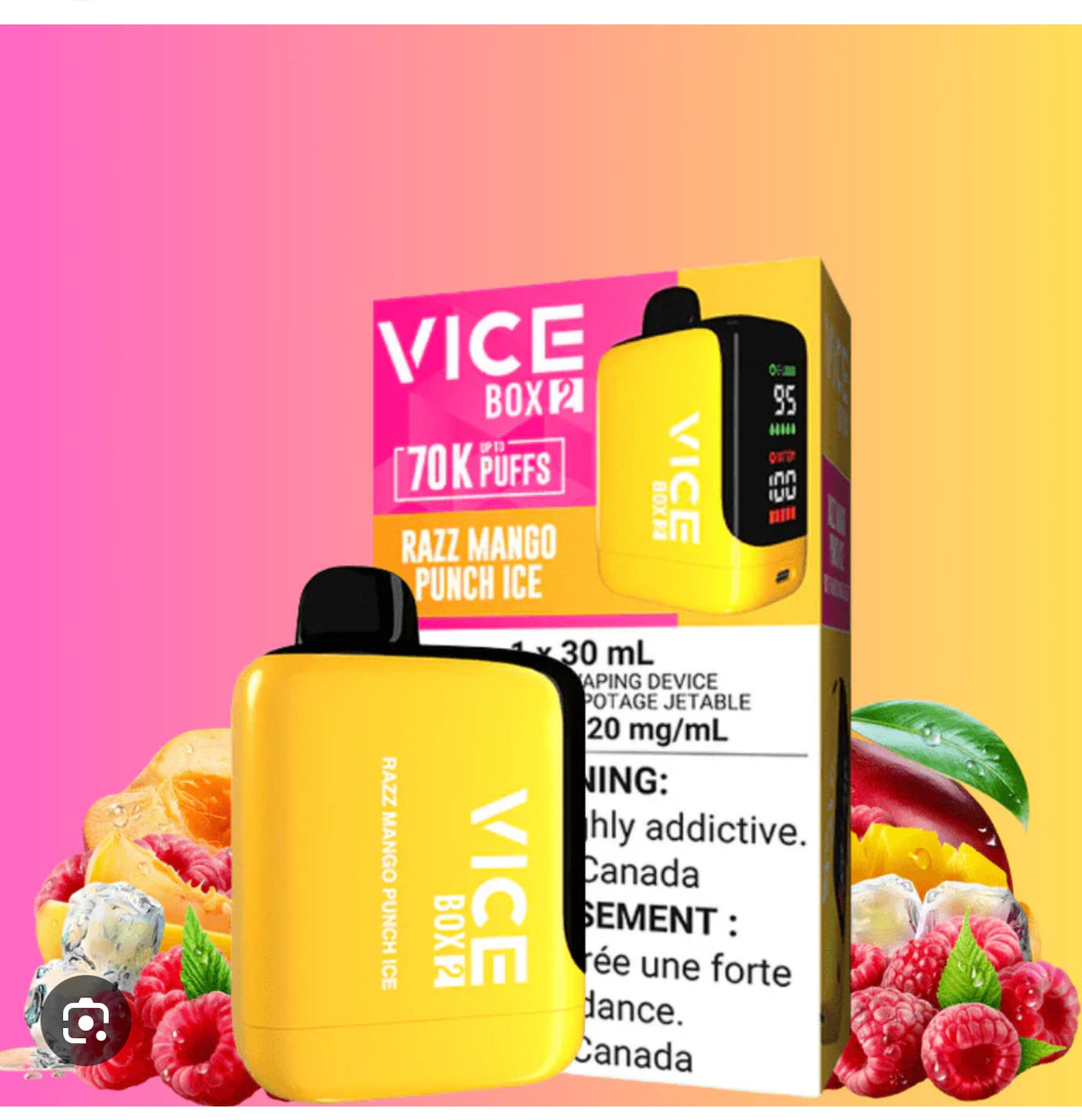 VICE BOX 2 -Disposable Vape - 70K puffs