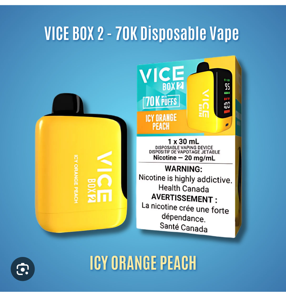 VICE BOX 2 -Disposable Vape - 70K puffs