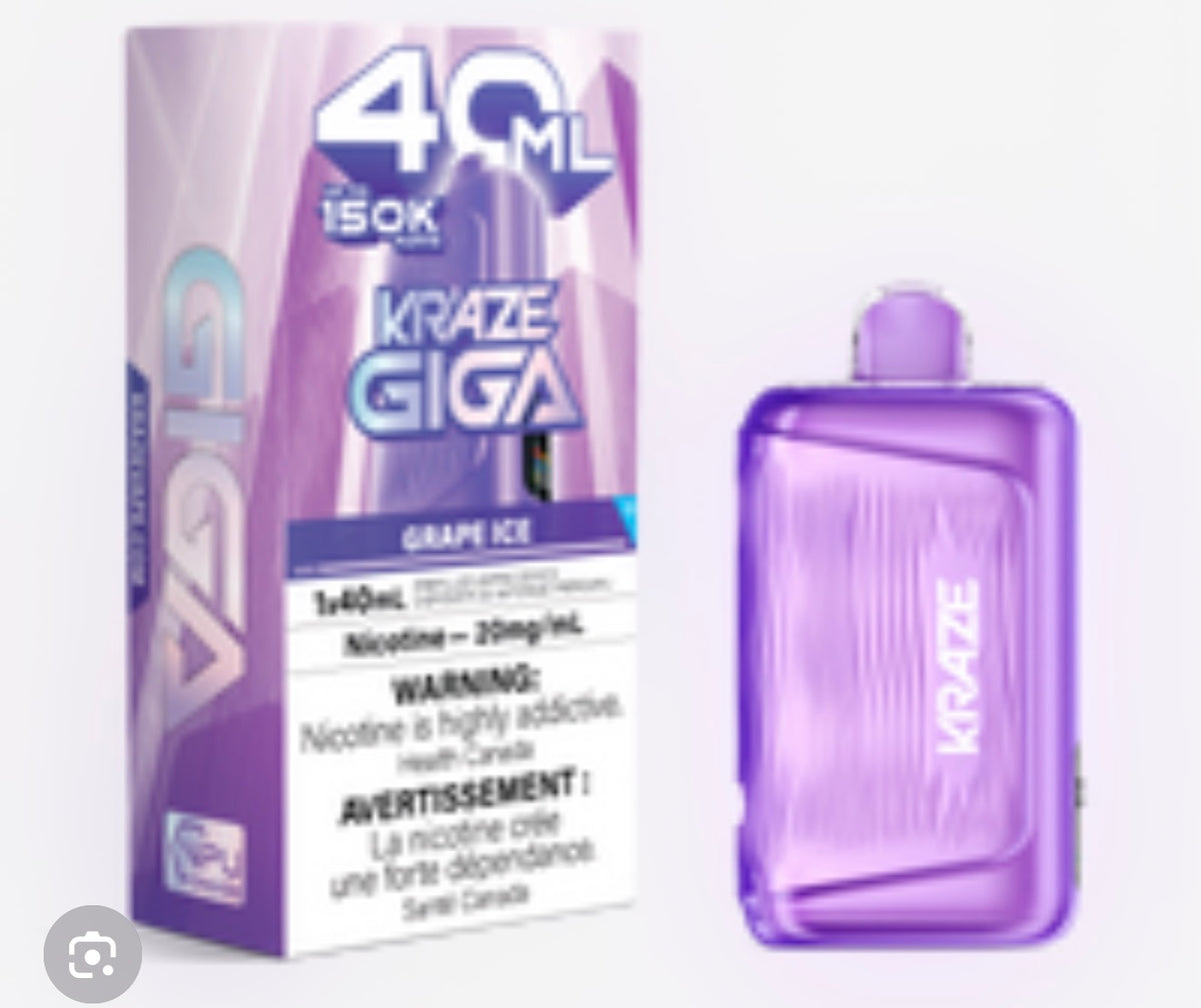 KRAZE GIGA 150K -Disposable Vape