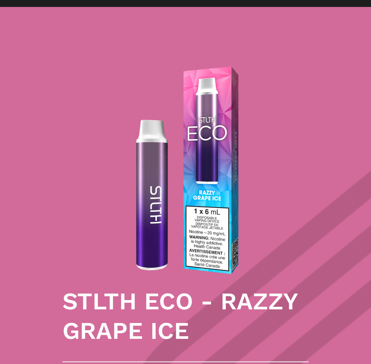 STLTH ECO -DISPOSIBLE VAPE- 6ml