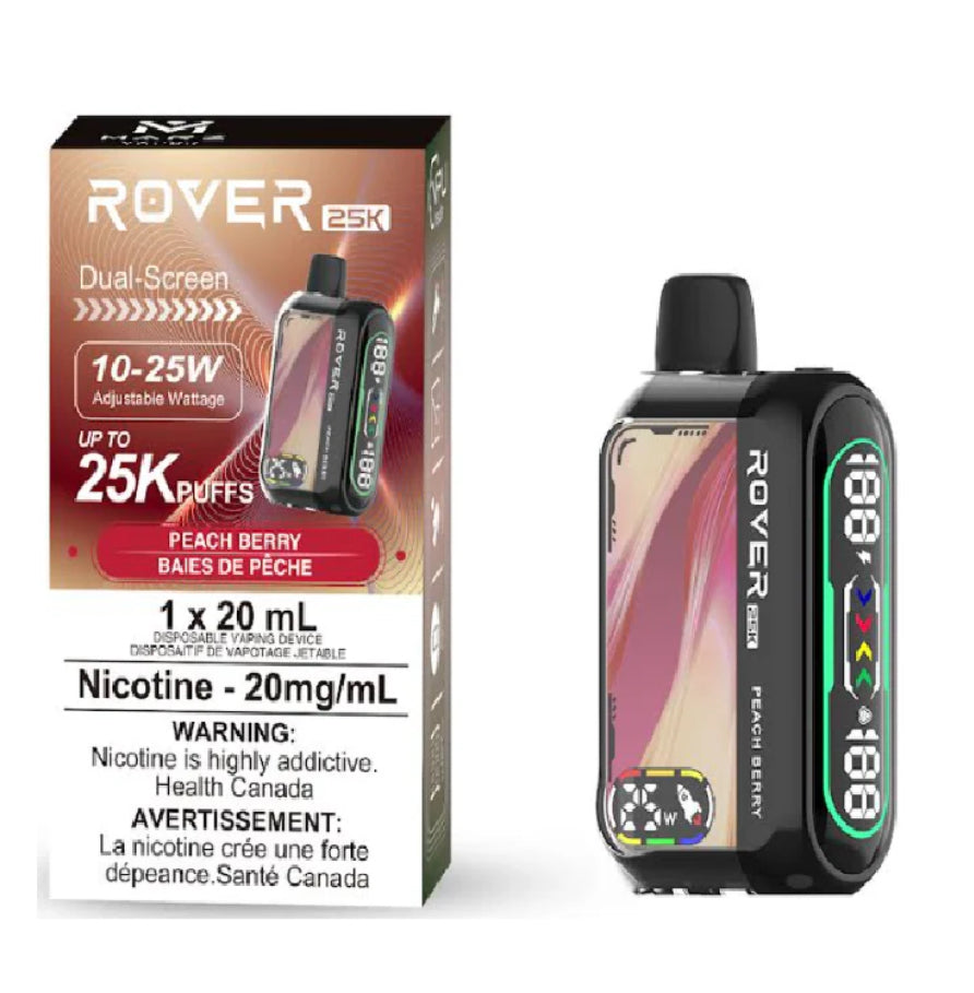 MARZ ROVER 25K PUFF REGULAR & SYNTHETIC 50 DISPOSABLE VAPE 20ML(SPECIAL PRICE!!!)