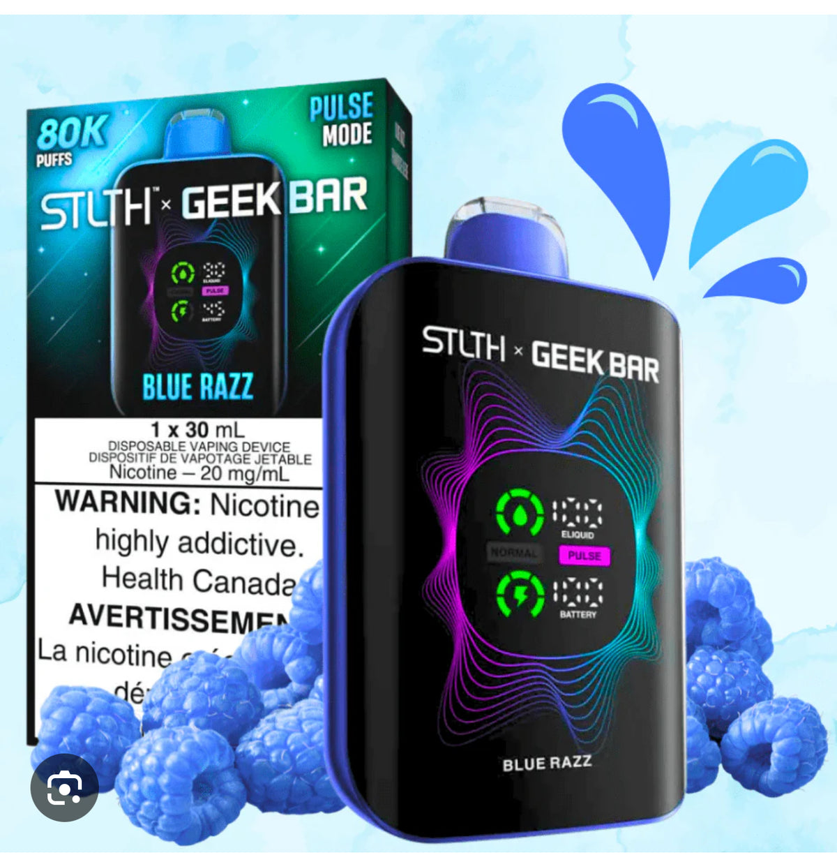 STLTH X GEEK BAR -80K puffs -NEW!!!