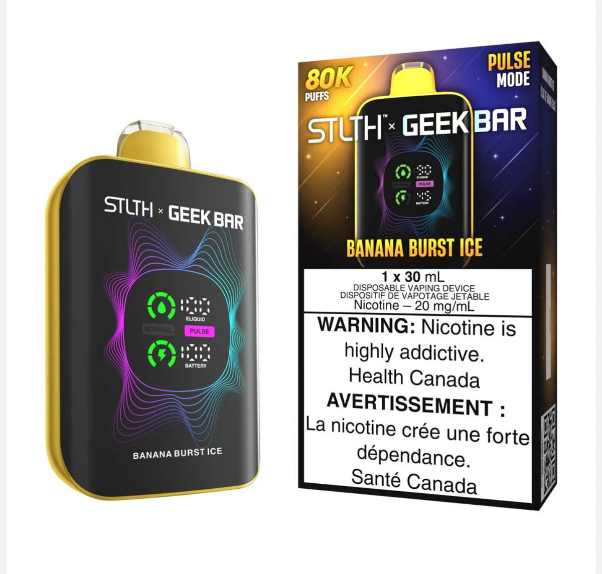 STLTH X GEEK BAR -80K puffs -NEW!!!