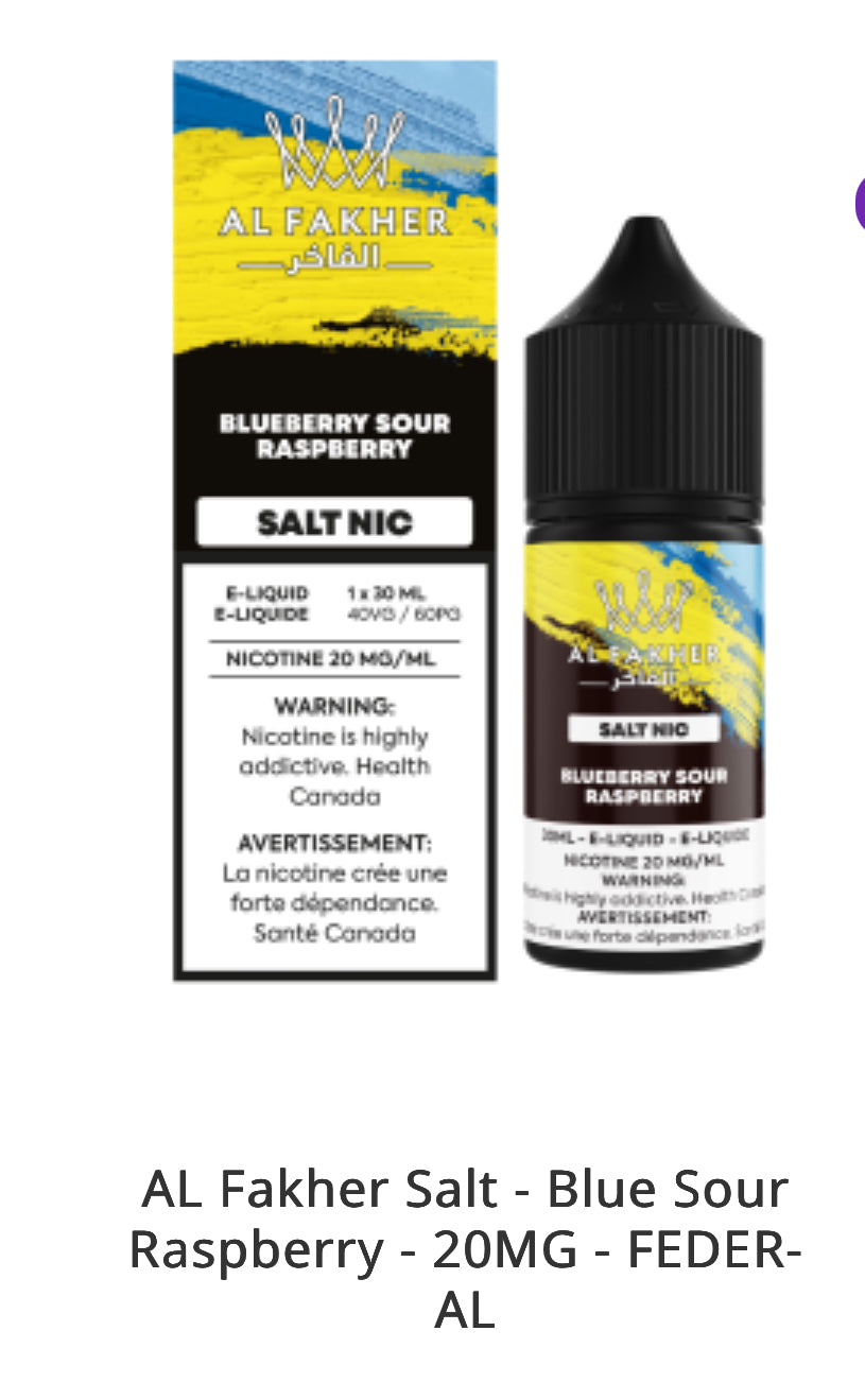 AL Fakher Salt - 20MG - Vape Juice- NEW!!!!