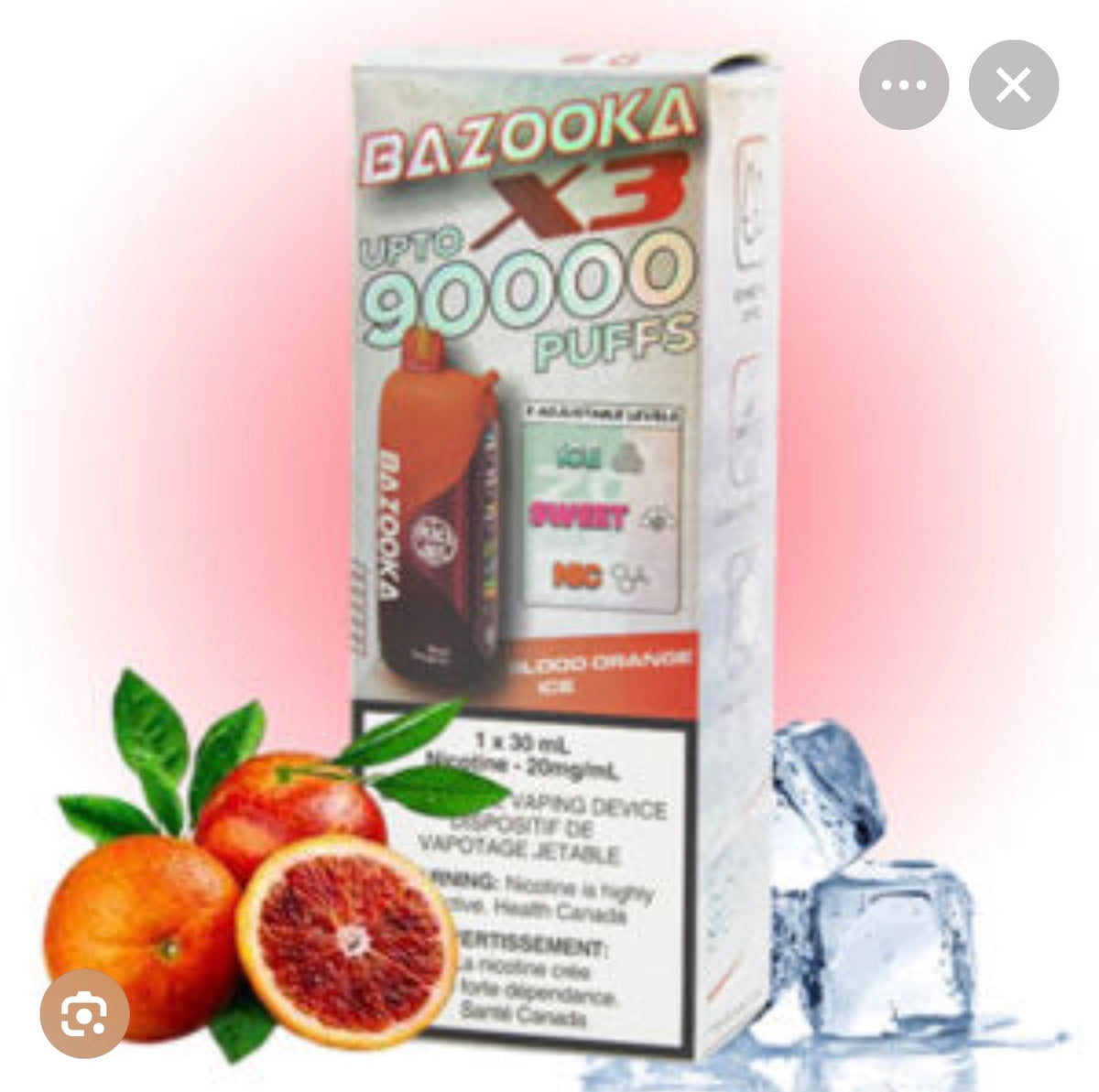 BAZOOKA 90000 PUFFS DISPOSABLE VAPE
