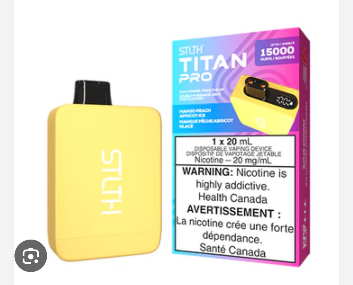 STLTH TITAN PRO Disposable -15000 - Puffs (NEW!!!)