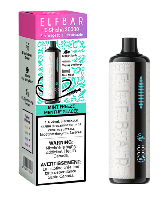 ELF BAR -E-SHISHA 30000 puffs ,New!!!