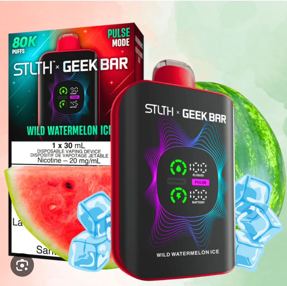STLTH X GEEK BAR -80K puffs -NEW!!!