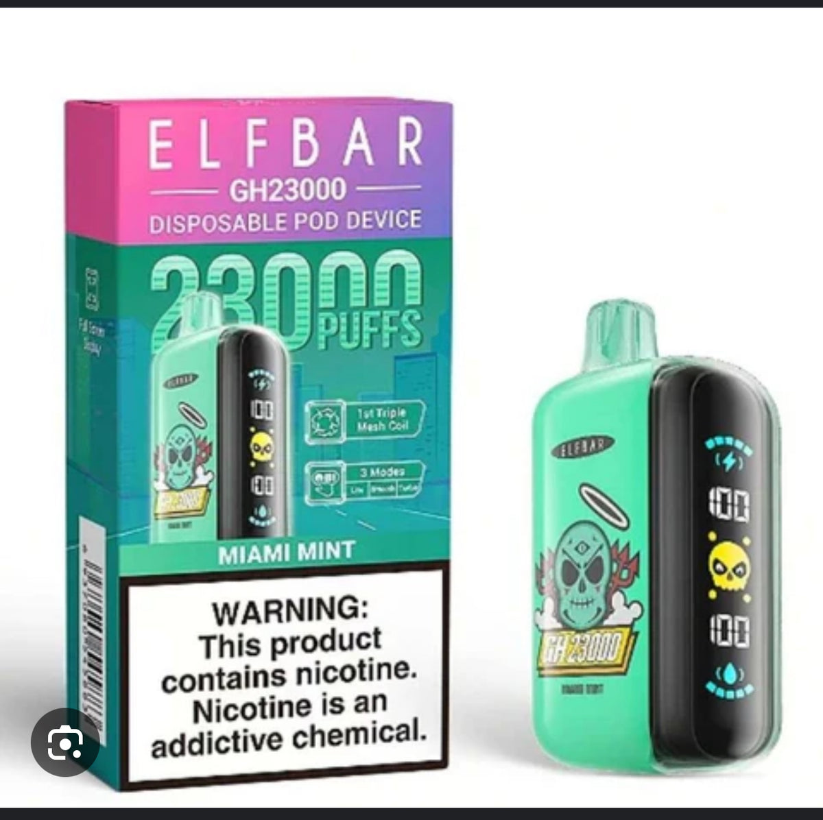 ELF BAR GH 23000 puffs - SYNTHETIC 50 (NEW!!)
