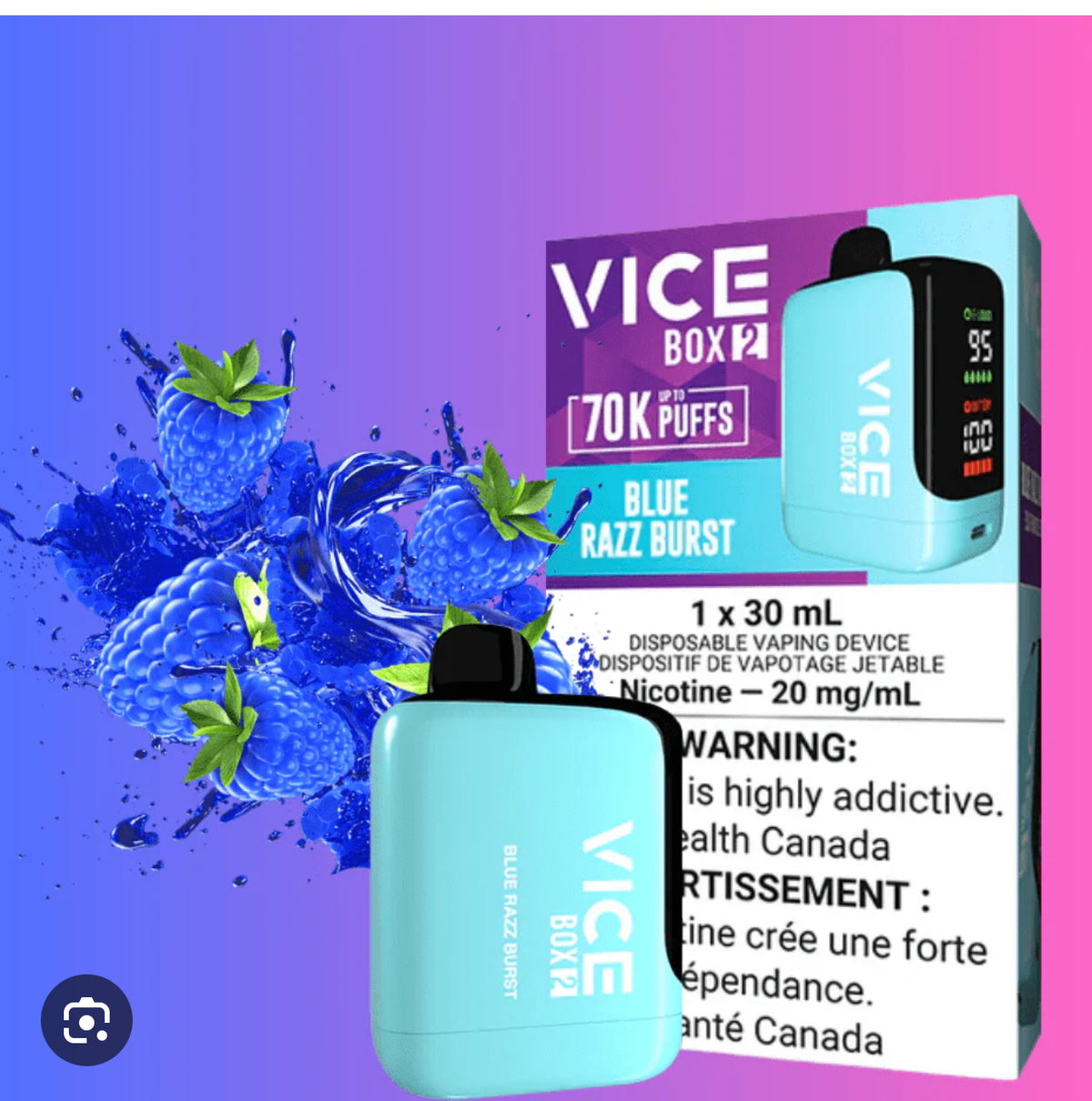 VICE BOX 2 -Disposable Vape - 70K puffs
