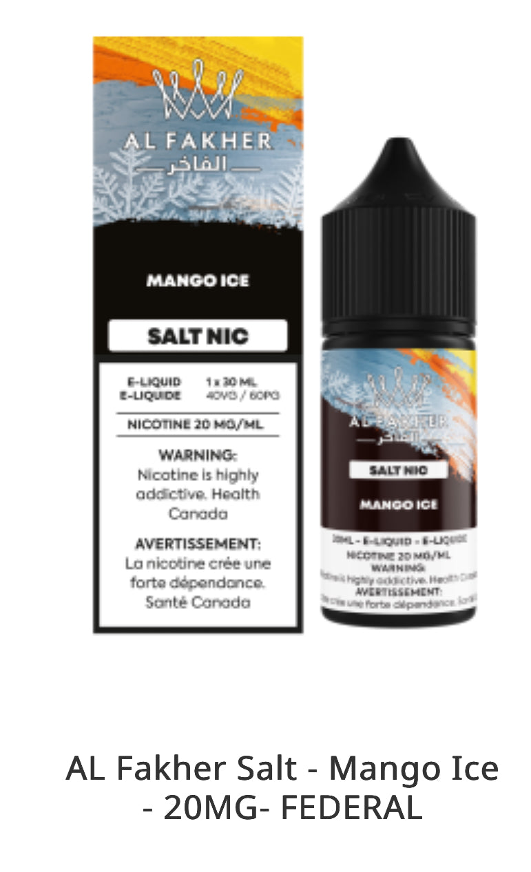 AL Fakher Salt - 20MG - Vape Juice- NEW!!!!