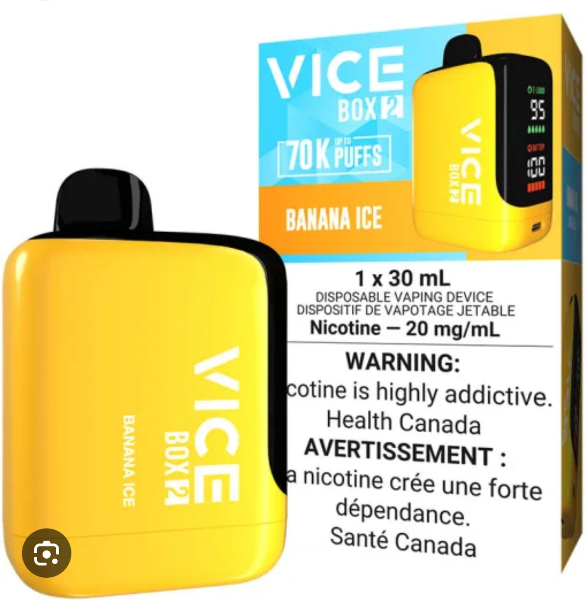 VICE BOX 2 -Disposable Vape - 70K puffs
