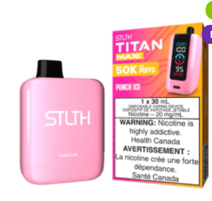 STLTH TITAN MAX - UP TO 50K PUFFS