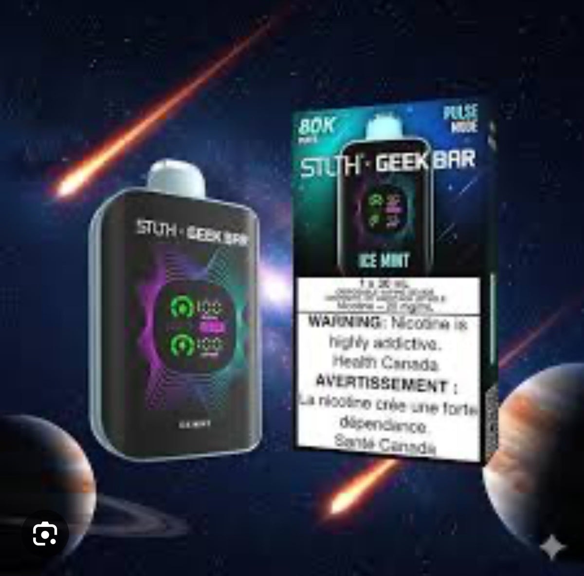 STLTH X GEEK BAR -80K puffs -NEW!!!