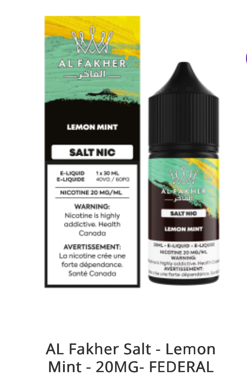 AL Fakher Salt - 20MG - Vape Juice- NEW!!!!
