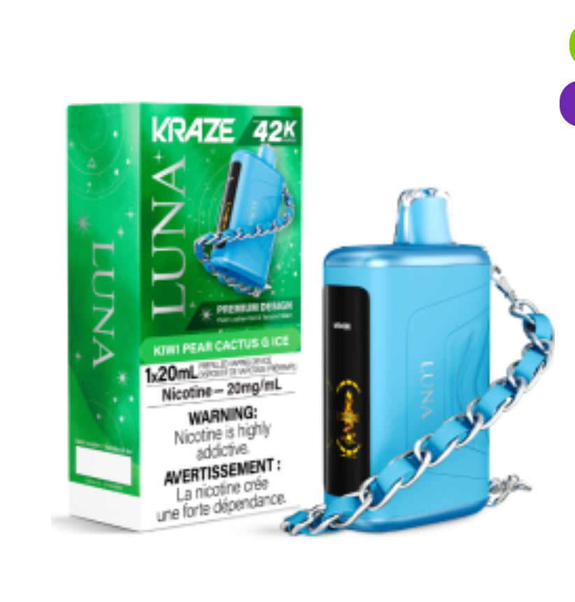 KRAZE LUNA 42000 Puffs - DISPOSABLE VAPE