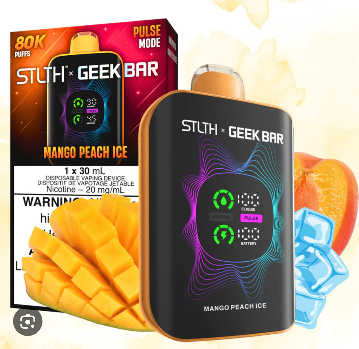 STLTH X GEEK BAR -80K puffs -NEW!!!