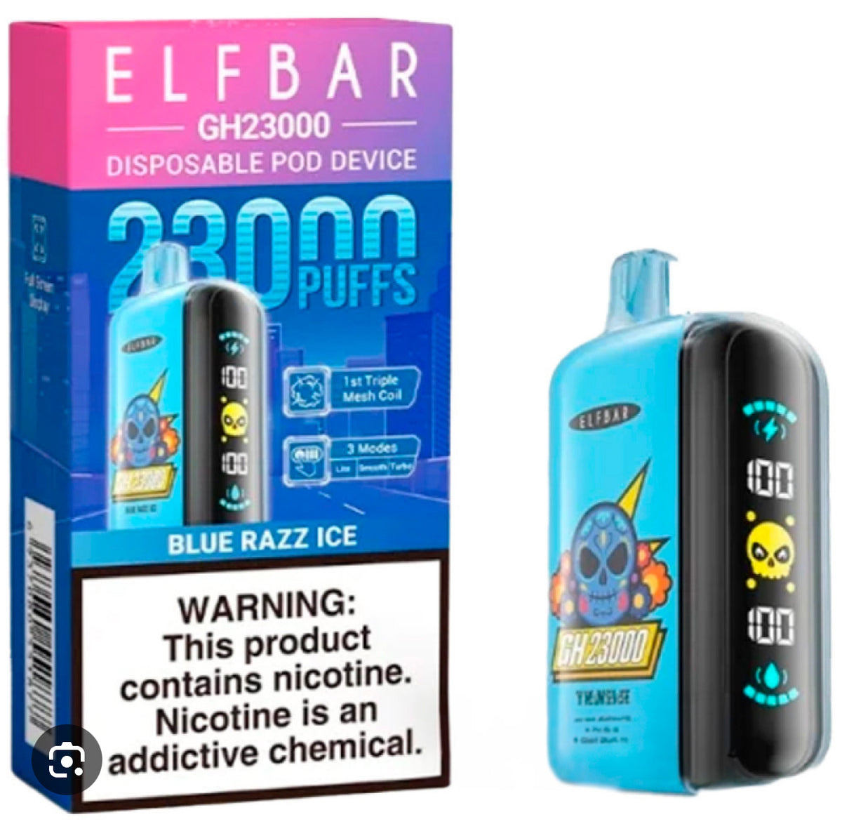 ELF BAR GH 23000 puffs - SYNTHETIC 50 (NEW!!)