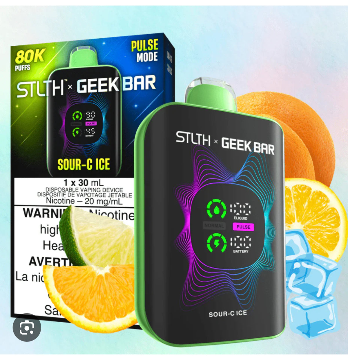 STLTH X GEEK BAR -80K puffs -NEW!!!