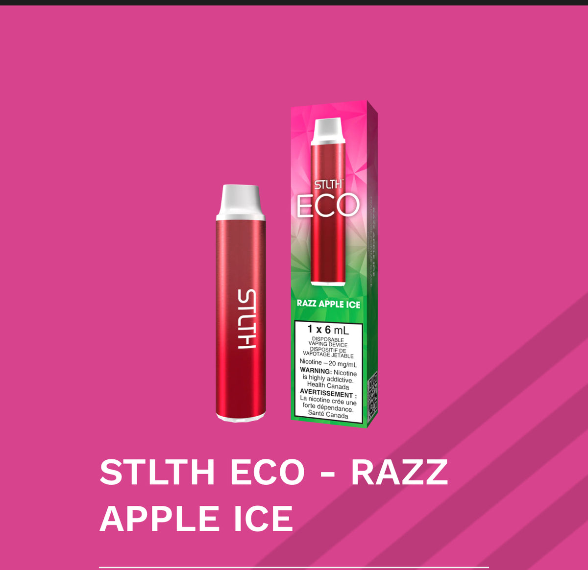 STLTH ECO -DISPOSIBLE VAPE- 6ml