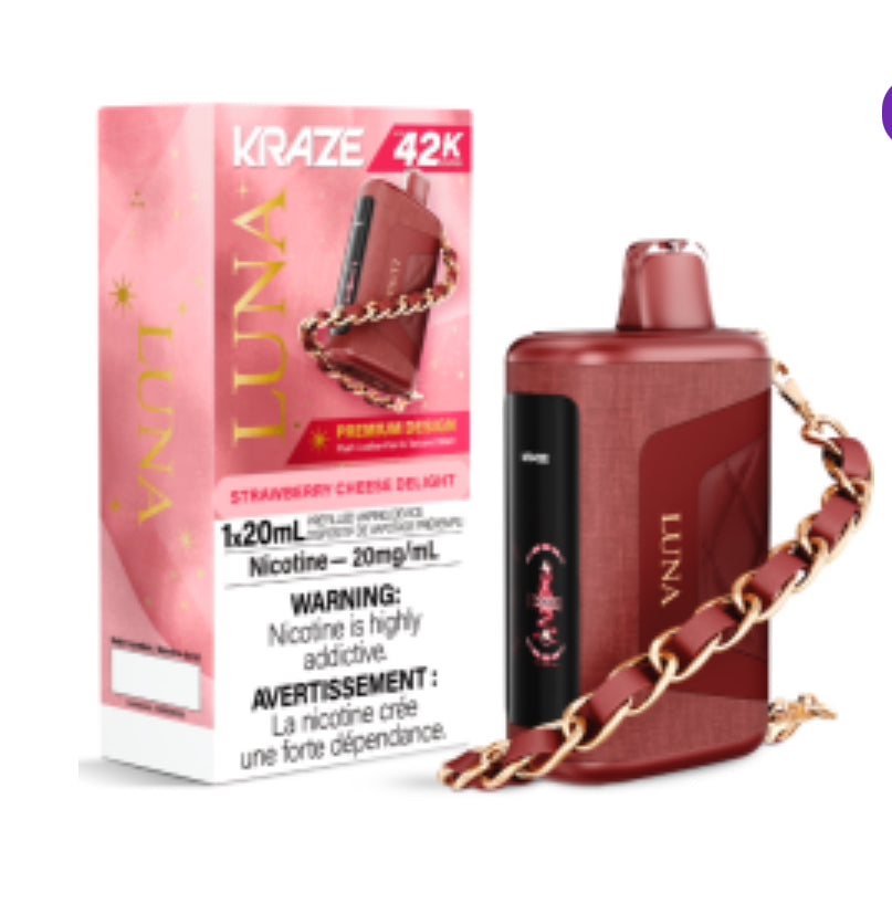KRAZE LUNA 42000 Puffs - DISPOSABLE VAPE