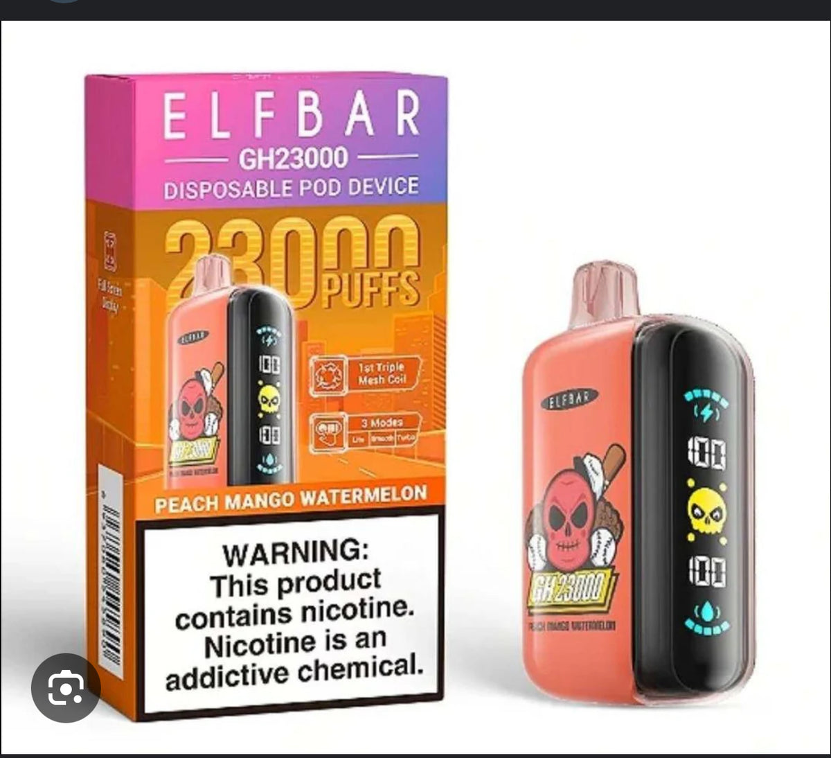 ELF BAR GH 23000 puffs - SYNTHETIC 50 (NEW!!)