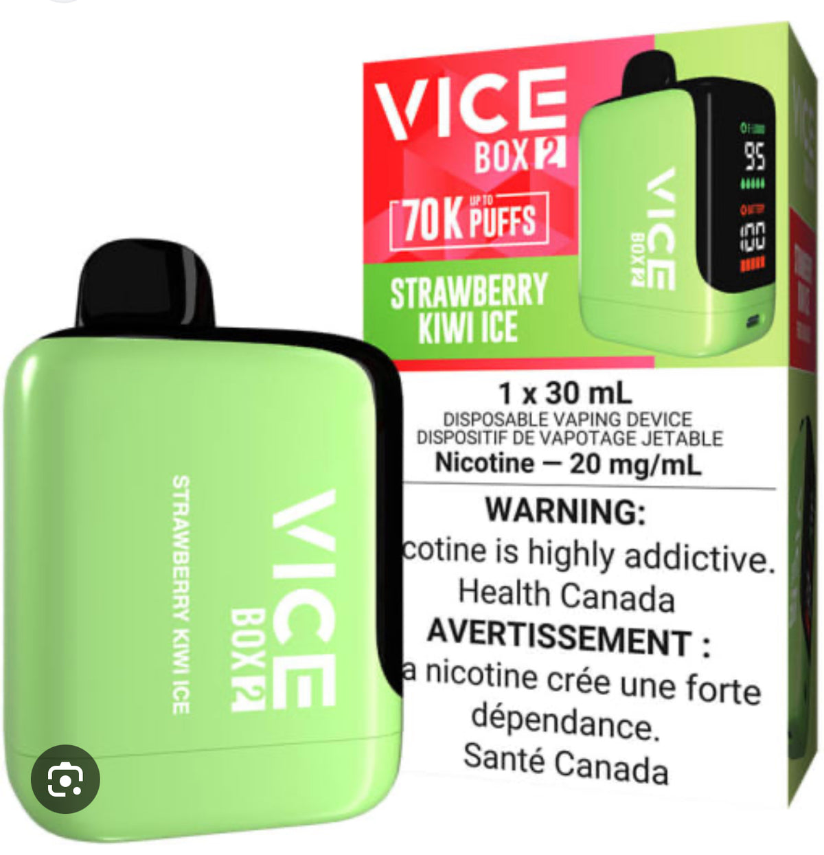 VICE BOX 2 -Disposable Vape - 70K puffs
